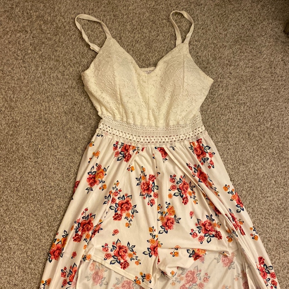 Long dress with shorts